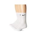 Nike Everyday Cushion Crew Socks, Unisex Nike Socks,, White/Black, Size Large