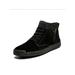Mans Casual Shoes Boots High Top Sneakers Thickening Loafers Winter Cotton Shoes