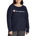 Champion Women's Plus Size Powerblend Graphic Crewneck Sweatshirt