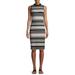 No Boundaries Juniors' Sleeveless Mock Neck Dress