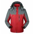 Men's Windproof Fleece Jacket Winter Outdoor Sport Waterproof Ski Jacket Coat Camping Hiking Skiing Running Rock Climbing