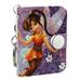 Disney Fairies Fawn Violet Floral Cover Mini Notepad Keychain