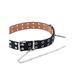 Women Punk Chain Fashion Belt Adjustable Black Double/Single Eyelet Grommet Leather Buckle Belt