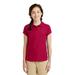 Port Authority Girls Silk Touch Peter Pan Collar Polo. YG503