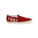 Tod's Logo Suede Slip-On Red Suede Sneakers Espadrille Loafer (7.5 UK / 8.5 US)