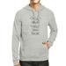 Sweat Smile Unisex Grey Pullover Hoodie Cute Graphic Gym Sweatshirt