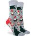 Socks - Good Luck Sock - Women's Crew Socks - Woodland Gnomes (5-9) 3210