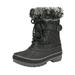 Dream Pairs Kids Boys & Girls Winter Snow Boots Mid Calf Outdoor Waterproof Warm Boots Kriver-3 Black Size 5