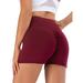 Sexy Dance Womens Quick Drying Short Pant High Waist Running Gym Yoga Pants Butt Lifting Sports Leggings Basic Biker Shorts