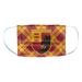 Harry Potter Gryffindor Plaid Logo 1-Ply Reusable Face Mask Covering, Kids