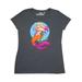 Inktastic Nautical Orange and Pink Mermaid Sitting on Anchor Adult Women's T-Shirt Female