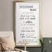 Trinx Bathroom Rules - Picture Frame Textual Art Paper, Solid Wood in Blue/Green/Indigo | 18.5 H x 10.5 W x 1.5 D in | Wayfair