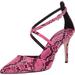 Jessica Simpson Women's Ambrie Pump, Neon Pink Python