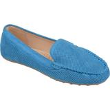 Women's Journee Collection Halsey Moc Toe Perforated Loafer