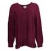 Joan Rivers Classics Collection Women's Sweater Sz XL Cardigan Red A309634