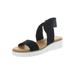 Corso Como Womens Blayke Open Toe Comfort Wedge Sandals