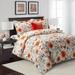 Alcott Hill® Caywood Microfiber 4 Piece Comforter Set Polyester/Polyfill/Microfiber in Red | Queen Comforter + 2 Shams + 1 Throw Pillow | Wayfair
