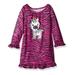Girls Nightgown Long Sleeve Night Shirt Fun Gown Sleepwear, Zebra, Size: 2T