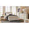 Signature Design by Ashley Bellaby Low Profile Standard Bed Wood in Brown/White | 55.25 H x 64.75 W x 85 D in | Wayfair B331B2
