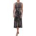 Lauren Ralph Lauren Womens Feliana Sleeveless Printed Midi Dress