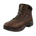 NORTIV 8 Men's Mid Ankle Combat Hiking Outdoor Work Boots Classic Tactical Military Boots Shoes CONTRACTOR BROWN/LITCHI Size 11