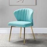 Side Chair - Mercer41 Daulton Velvet Side Chair Velvet in Green | 29 H x 20 W x 19.5 D in | Wayfair 3D854D5CCA62421B9C404A31C5D9F528