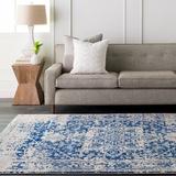 Blue/Gray 31 x 0.26 in Area Rug - Mistana™ Hillsby Oriental Pure Navy/Light Gray Area Rug Polypropylene | 31 W x 0.26 D in | Wayfair