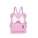 Moonlitt Princess Cartoon Ears Mouse Bow Bag Casual Travel Backpack for Women Girls (Medium, Pink)