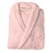 100% Premium Long-Staple Cotton Unisex Terry Bath Robe, 10 Colors Pink / Extra-Large