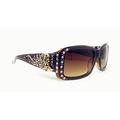 Texas West Cowboy Boot Womens Sunglasses With Rhinestone Accents UV400 PC Lens