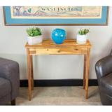 Lark Manor™ Aiydan 32" Solid Wood Console Table Wood in Brown | 30 H x 32 W x 12 D in | Wayfair AFDA8657FF1E4EE2977093A1951A06C6