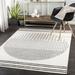 White 31 x 0.28 in Area Rug - Trent Austin Design® Corum Abstract Black/Ivory Area Rug Polypropylene | 31 W x 0.28 D in | Wayfair