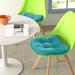 Wildon Home® Azilal Tufted Gripper Chair Seat Outdoor Cushion Polyester in Green/Blue | 2 H x 16 W in | Wayfair 0D1CC7409BD94AA88265C9B2FB6BE084