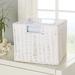 Highland Dunes Wicker Basket Metal/Wicker in White | 10 H x 13 W x 12.5 D in | Wayfair SEHO3044 27438260