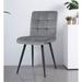 East Urban Home Furst Tufted Velvet Side Chair Upholstered/Velvet in Gray | 31.75 H x 17 W x 22.25 D in | Wayfair CAC7C87A82BD4040A266AFDACFADDCFA