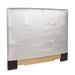 Latitude Run® Headboard Slipcover Polyester in Gray | 53 H x 64 W x 3 D in | Wayfair LATT6708 38485757