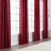 Red Barrel Studio® Moller Flax Textured Solid Semi-Sheer Rod Pocket Curtain Panels redPolyester | 84 H in | Wayfair