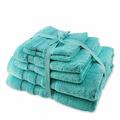 Bay Isle Home™ Braylon Supersoft 6 Piece Towel Set Terry Cloth/100% Cotton in Green/Blue | 27 W in | Wayfair 3876077CED6C417C968D99242ECECC46