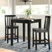 Three Posts™ Diamondback 2 - Person Counter Height Dining Set Wood in Black | Wayfair 6767981F6F184D039386F2C54BBE7013