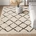 Black/White 144 x 1.18 in Area Rug - Sand & Stable™ Francisco Geometric Charcoal/Beige Area Rug Polypropylene | 144 W x 1.18 D in | Wayfair