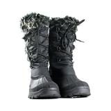 Fashion Womens Snow Boots Mid Calf Waterproof Warm Winter Shoes Flat Lace-up Ankle Boots