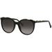 CH Carolina Herrera SHE794 SHE/794 0700 Black/White Round Sunglasses 53mm