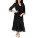 R&M Richards Women's Plus Size Beaded Jacket Dress - Mother of the Bride Dresses, 14W Black