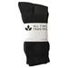 Womens Wholesale Cotton Crew Socks - Black Sport Crew Socks For Women - 9-11 - 36 Pack