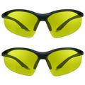 proSPORT 2 Pairs Safety BIFOCAL Reader Glasses Night Yellow Lens ANSI Z87.1 Reading Magnification +2.50