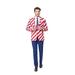 OppoSuits Men's United Stripes Americana Suit