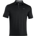 under armour 1249072 men's black tech short sleeve polo shirt - size small