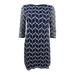 Jessica Howard Women's Petite Printed Shift Dress