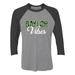 Baylor University Apparel Baylor Vibes 3/4 Women Sleeve Baseball Jersey Shirt