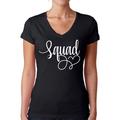 Awkward Styles Bride Ladies T-Shirt Squad Shirts for Women Squad Vneck Shirts Squad Tops Bachelorette Tops Wedding Getting Ready Shirts Squad Proposal Shirts Bride Shirt Bride T-Shirt Bridal Gifts